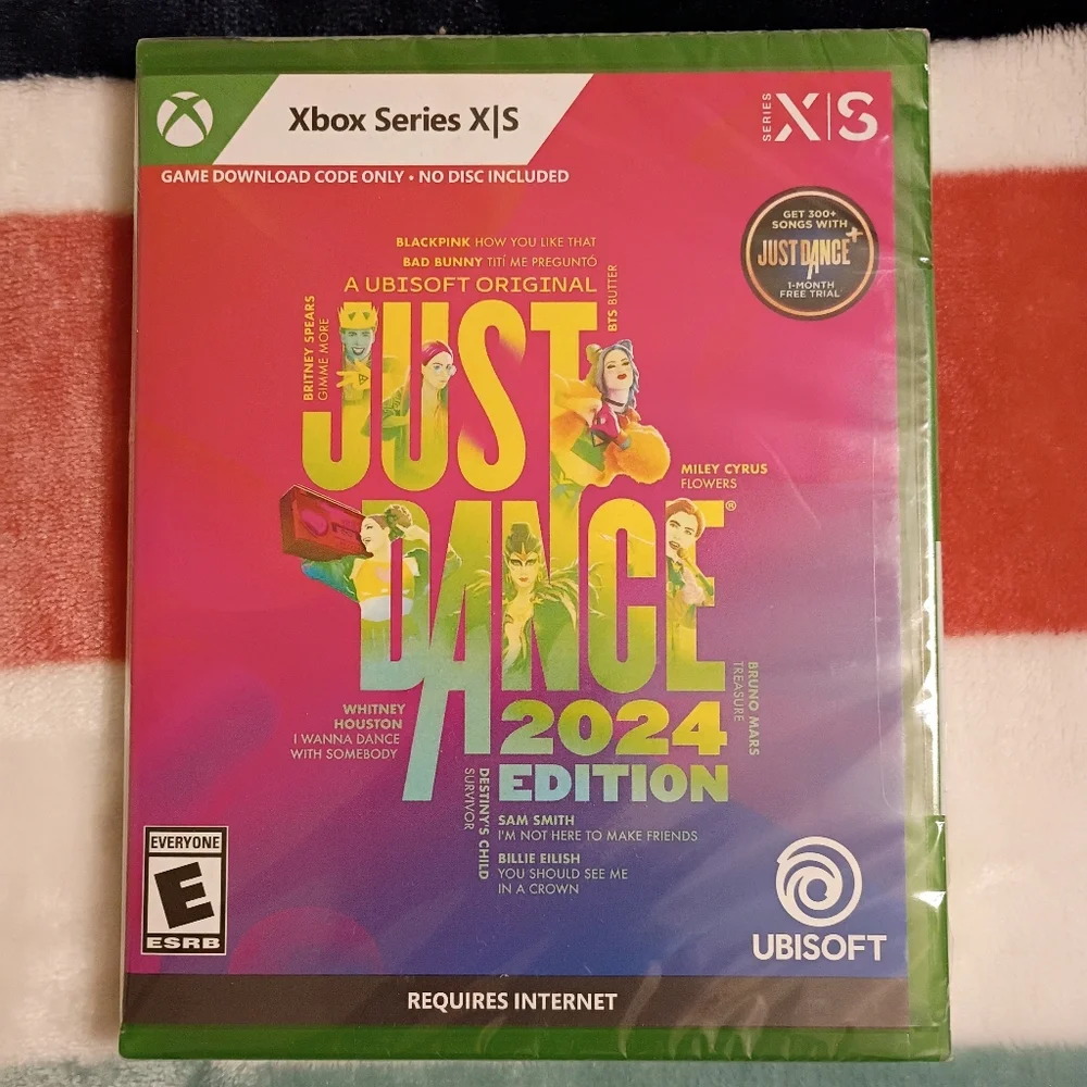 Just Dance 2024 Edition Download Code for Xbox Series X|S. NWT.